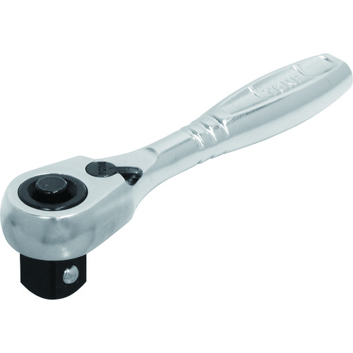 トラスコ中山 TONE コンパクトショートラチェットハンドル(ホールドタイプ) 歯数72枚 差込角9.5mm 全長90mm(ご注文単位1個)【直送品】