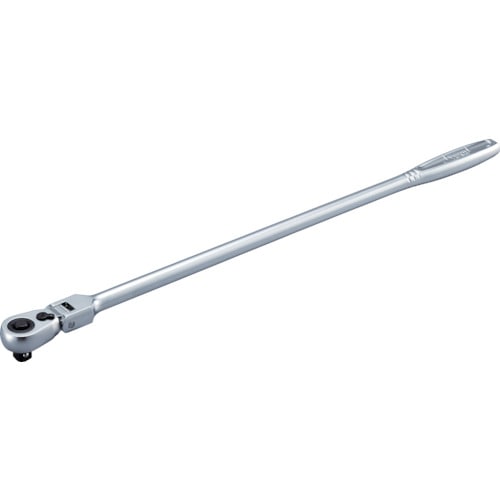 トラスコ中山 TONE ラチェットハンドル 首振りタイプ 歯数72枚 差込角9.5mm 全長427mm(ご注文単位1個)【直送品】