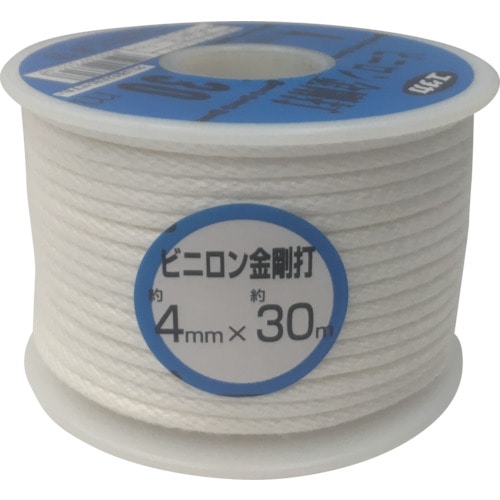 トラスコ中山 ユタカメイク ロープ ビニロン金剛打ロープボビン 4φ×30m(ご注文単位1巻)【直送品】