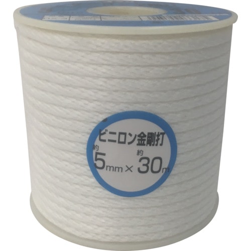 トラスコ中山 ユタカメイク ロープ ビニロン金剛打ロープボビン 5φ×30m(ご注文単位1巻)【直送品】