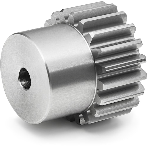 トラスコ中山 kg S45C平歯車 S2.5S 70BF-2520 形状B1 モジュール2.5 歯数70 歯幅25mm 穴径Φ20mm(ご注文単位1個)【直送品】