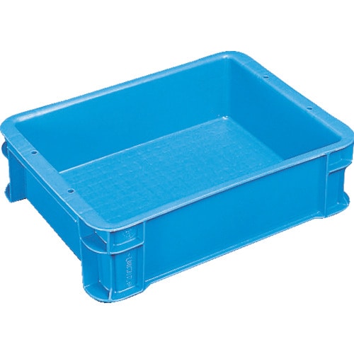トラスコ中山 ヒシ S型コンテナ W365×D270×H96 青 青(ご注文単位1個)【直送品】