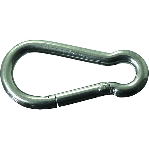 トラスコ中山 ニッサチェイン ステンスプリングフック 4mm (10個入)(ご注文単位1箱)【直送品】
