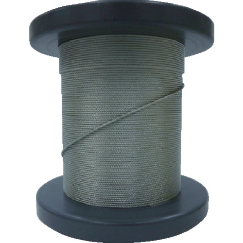 トラスコ中山 O.C.R SUSワイヤロープ1.00mm 7×7 50m巻コート無(ご注文単位1巻)【直送品】