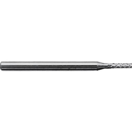 トラスコ中山 スーパー スーパー超硬バー ロングシャンク オール超硬 円筒型(ダブルカット)刃径1.5mm 軸径3.0mm 全長75(ご注文単位1本)【直送品】