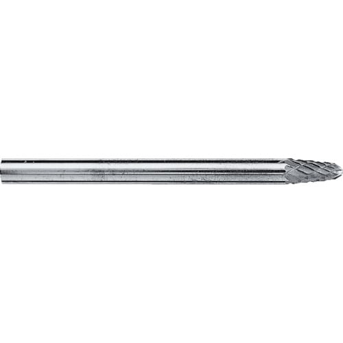 トラスコ中山 スーパー スーパー超硬バー オール超硬 円筒エンド刃型(シングルカット)刃径:3.0mm 刃長:14.0mm 軸径:3.0mm(ご注文単位1本)【直送品】
