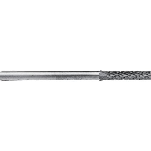 トラスコ中山 スーパー スーパー超硬バー ロングシャンク オール超硬 円筒型(ダブルカット)刃径2.5mm 軸径3.0mm 全長75(ご注文単位1本)【直送品】