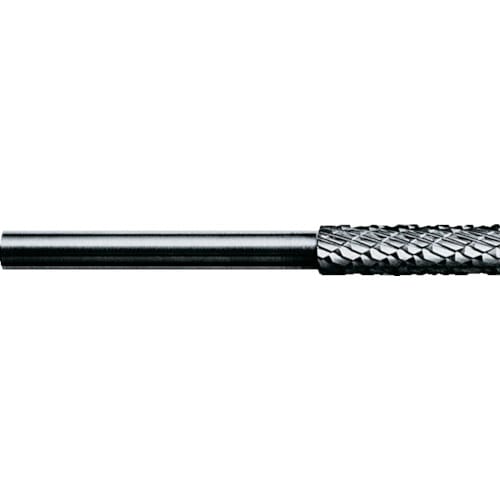 トラスコ中山 スーパー スーパー超硬バー オール超硬タイプ 円筒型(シングルカット)刃径:5.0mm 刃長:12.7mm 軸径:3.0mm(ご注文単位1本)【直送品】