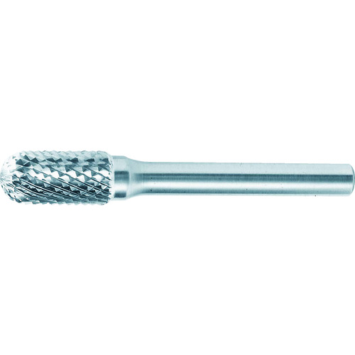 トラスコ中山 スーパー スーパー超硬バー ダイヤモンドカット ロー付タイプ シャンク径6mm(先丸円筒型) 刃径:9.5 刃長:19.0(ご注文単位1本)【直送品】