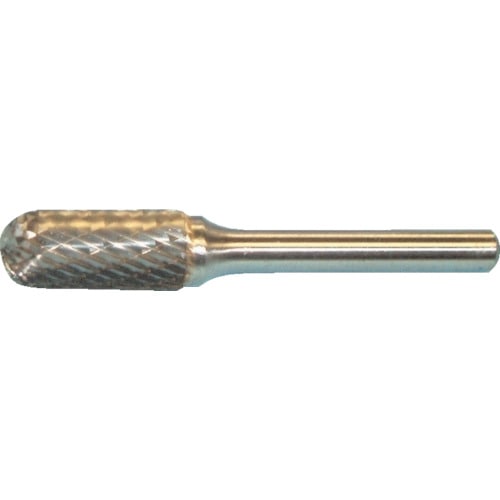 トラスコ中山 スーパー スーパー超硬バー シャンク径6mm(先丸円筒型)ダブルカット(刃径：11.0)（ご注文単位1本）【直送品】