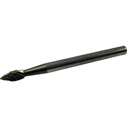 トラスコ中山 スーパー スーパー超硬バー オール超硬タイプ 楕円型(ダブルカット)刃径:3.0mm 刃長:6.3mm 軸径:3.0mm(ご注文単位1本)【直送品】