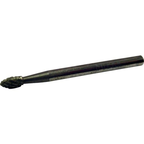 トラスコ中山 スーパー スーパー超硬バー オール超硬タイプ 卵型(ダブルカット)刃径：3.0mm 刃長：5.5mm 軸径：3.0mm（ご注文単位1本）【直送品】