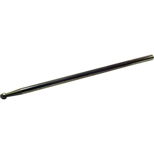 トラスコ中山 スーパー スーパー超硬バー ロングシャンク オール超硬 球型(ダブルカット)刃径3.0mm 軸径3.0mm 全長75(ご注文単位1本)【直送品】
