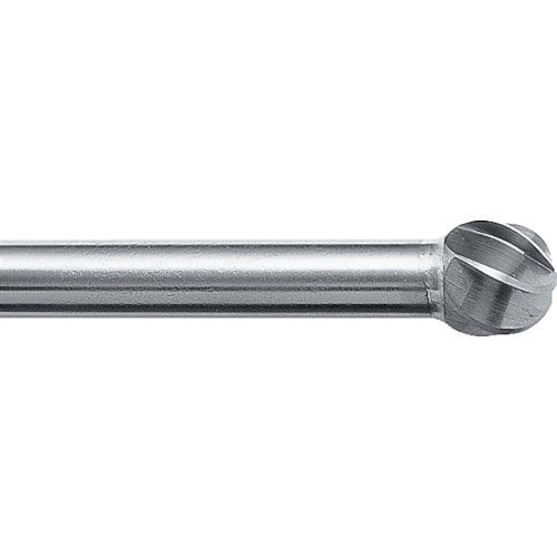 トラスコ中山 スーパー スーパー超硬バー アルミカット オール超硬タイプ シャンク径6mm 球型 刃径:6.0(ご注文単位1本)【直送品】