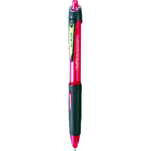 トラスコ中山 タジマ すみつけボールペン(1.0mm)All Write 赤（ご注文単位1本）【直送品】