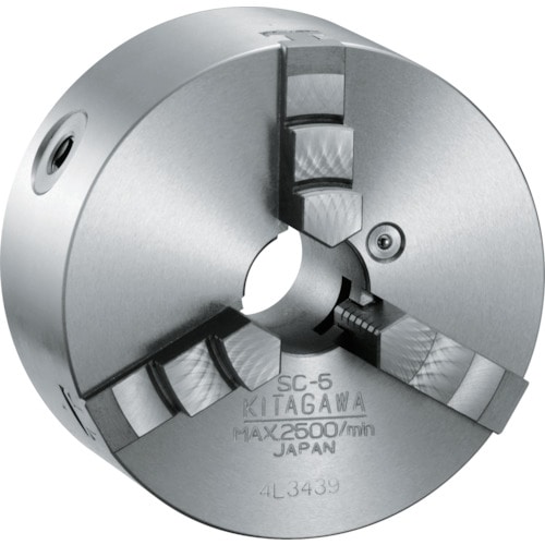 トラスコ中山 北川 スクロールチャック チャック外径85mm(ご注文単位1台)【直送品】