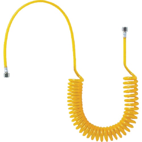 トラスコ中山 TRUSCO 取替用ウレタンコイルホース 6m(ご注文単位1本)【直送品】
