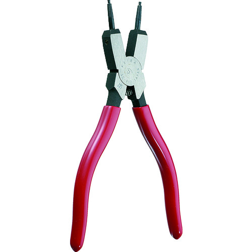 トラスコ中山 KEIBA スナップリングプライヤー(穴用) 175(ご注文単位1個)【直送品】