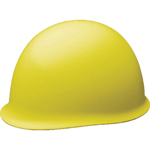 トラスコ中山 ミドリ安全 PE製ヘルメット(MPタイプ) イエロー(ご注文単位1個)【直送品】