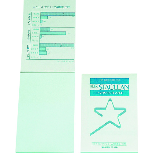 トラスコ中山 桜井 スタクリンタックメモ SCT50 50枚 30冊(ご注文単位1ケース)【直送品】
