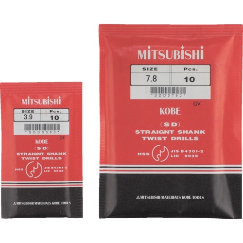 トラスコ中山 三菱K SD 汎用加工用 ストレートハイスドリル 12.6mm(ご注文単位5本)【直送品】