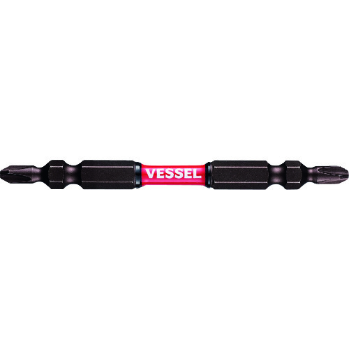 トラスコ中山 ベッセル サキスボスリムトーションビット10本組 SDT +2×82mm(ご注文単位1パック)【直送品】