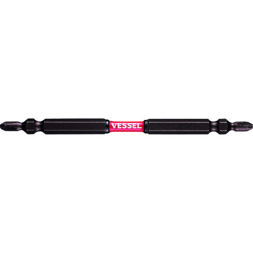 トラスコ中山 ベッセル サキスボスリムトーションビット10本組 SDT +2×110mm(ご注文単位1パック)【直送品】