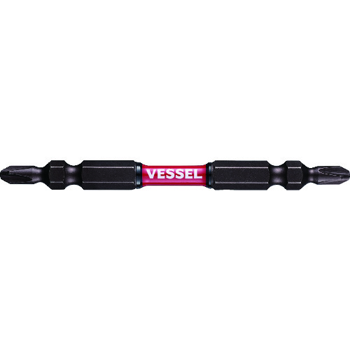 トラスコ中山 ベッセル サキスボスリムトーションビットSDT 2本組(両頭)+2×82mm(ご注文単位1パック)【直送品】