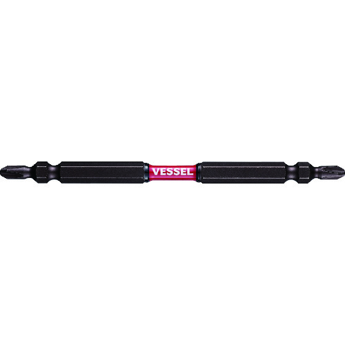 トラスコ中山 ベッセル サキスボスリムトーションビットSDT 2本組(両頭)+2×110mm(ご注文単位1パック)【直送品】