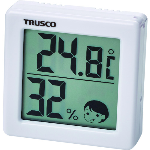 トラスコ中山 TRUSCO 小さい温湿度計(ご注文単位1個)【直送品】