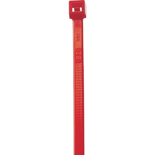 トラスコ中山 SapiSelco セルフィット カラーケーブルタイ赤 2.5mm×100mm(ご注文単位1袋)【直送品】