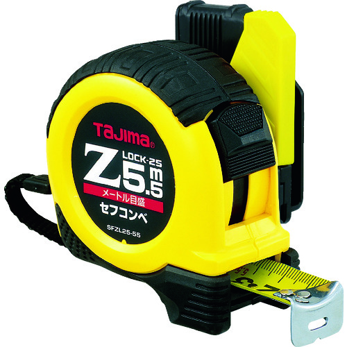 トラスコ中山 タジマ セフコンベZロック-25 5.5m メートル目盛 ブリスター(ご注文単位1個)【直送品】
