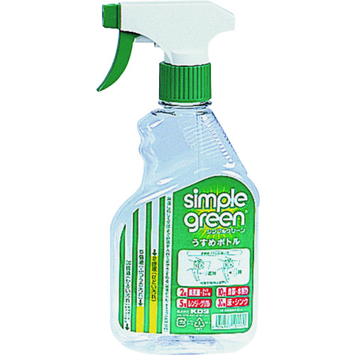 トラスコ中山 KDS シンプルグリーンうすめボトル350ml(ご注文単位1本)【直送品】