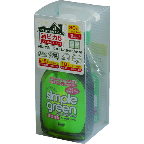 トラスコ中山 KDS シンプルグリ-ン新ピカ5(ご注文単位1個)【直送品】