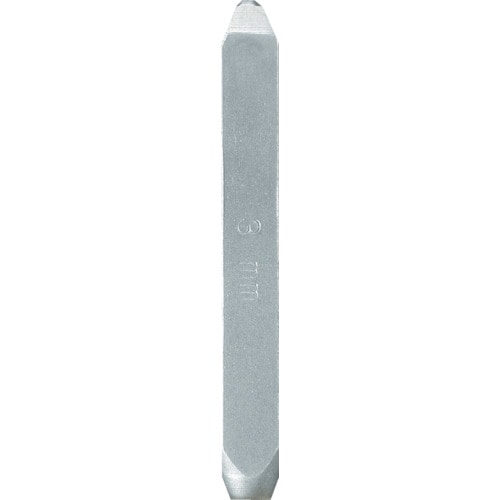 トラスコ中山 TRUSCO バラ刻印 3mm V(ご注文単位1本)【直送品】