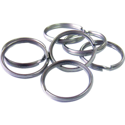 トラスコ中山 ニッサチェイン ステンレスキーリング 13mm (100個入)(ご注文単位1箱)【直送品】