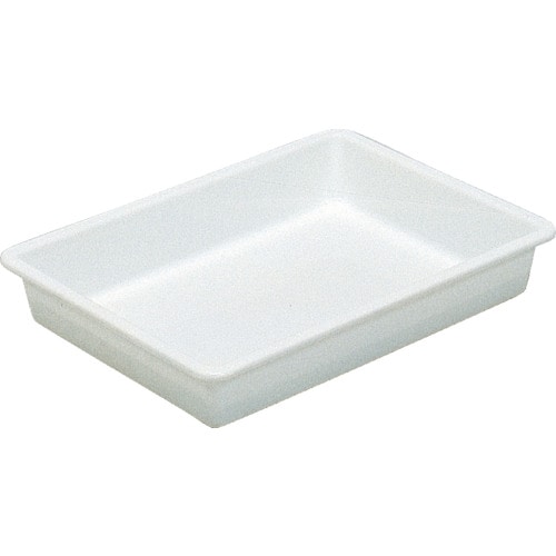 トラスコ中山 サンコー プラスチックトレー 200301 サンバット3号ホワイト（ご注文単位1個）【直送品】