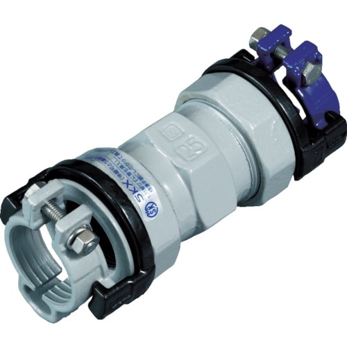 トラスコ中山 SKカワニシ ポリエチレン管×塩ビ管用異種管継手 SKXソケットP25×V25(ご注文単位1個)【直送品】
