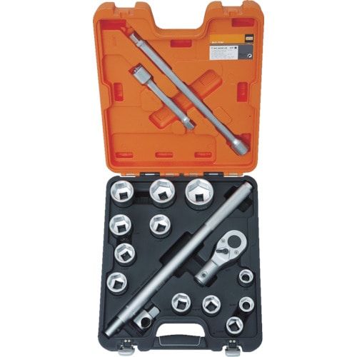 トラスコ中山 バーコ インチソケットセット 3/4 差込角19mm(ご注文単位1セット)【直送品】