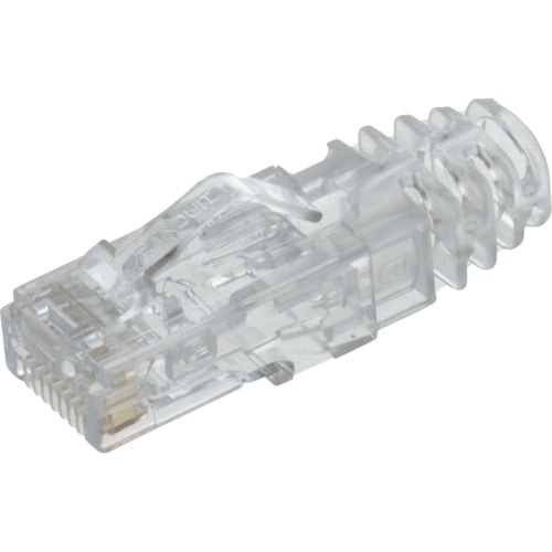 トラスコ中山 パンドウイット Cat6モジュラープラグ 導体径:23~24AWG 単線・撚線共用 3ピース構造 100個入り SP688E-C(ご注文単位1袋)【直送品】