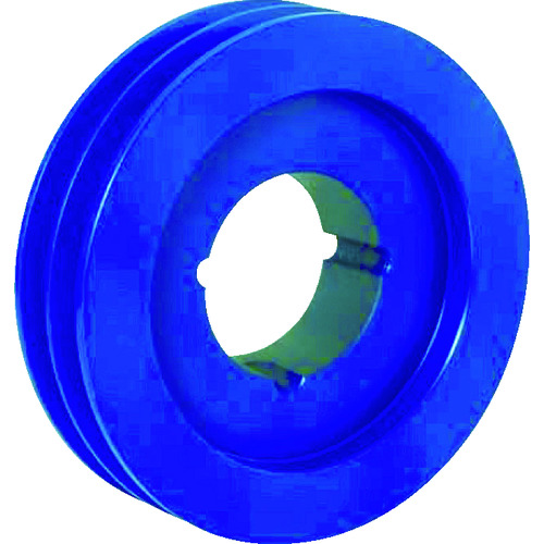 トラスコ中山 EVN ブッシングプーリー SPA 100mm 溝数2(ご注文単位1個)【直送品】