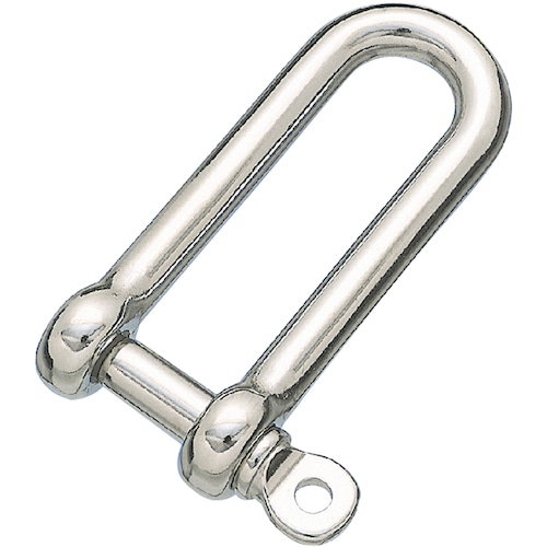 トラスコ中山 水本 ステンレス ロングネジシャックル 長さ40mm内幅10mm(ご注文単位1個)【直送品】