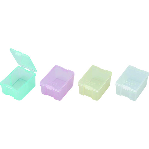 トラスコ中山 デンサン スケルトンM箱厚型小箱10(ご注文単位1セット)【直送品】