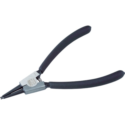 トラスコ中山 TONE スナップリングプライヤ(ストレートタイプ 軸用) 全長140mm リング使用範囲3~10mm(ご注文単位1個)【直送品】