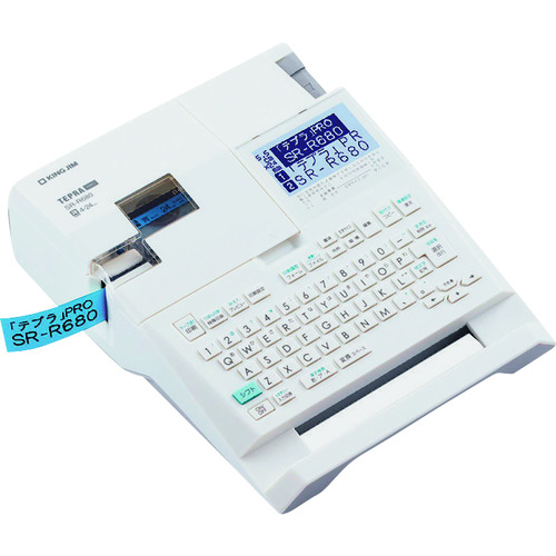 トラスコ中山 キングジム ラベルライターテプラPRO SR-R680(ご注文単位1台)【直送品】