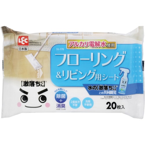 トラスコ中山 レック Ba水の激落ちシートフローリング&リビング(ご注文単位1個)【直送品】
