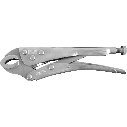 トラスコ中山 バーコ ロッキングプライヤー ステンレス製 最大口開き42mm 全長225mm(ご注文単位1個)【直送品】