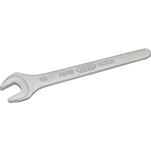 トラスコ中山 ASH 丸形片口スパナ強力タイプJISH(クロムメッキ)8mm（ご注文単位1個）【直送品】