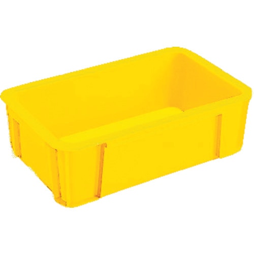 トラスコ中山 積水 T型コンテナ T-5 黄(ご注文単位1個)【直送品】
