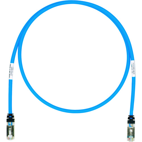 トラスコ中山 パンドウイット CAT6A/CAT6 シールドパッチコード 20m 青 STP6X20MBU(ご注文単位1本)【直送品】